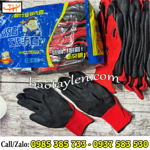 Găng tay bảo hộ phủ cao su chống cắt chính hãng Găng tay bảo hộ phủ cao su chống cắt chính hãng