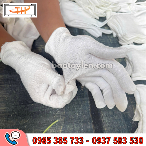 Găng tay chống cắt màu trắng co giãn tốt Găng tay chống cắt màu trắng co giãn tốt