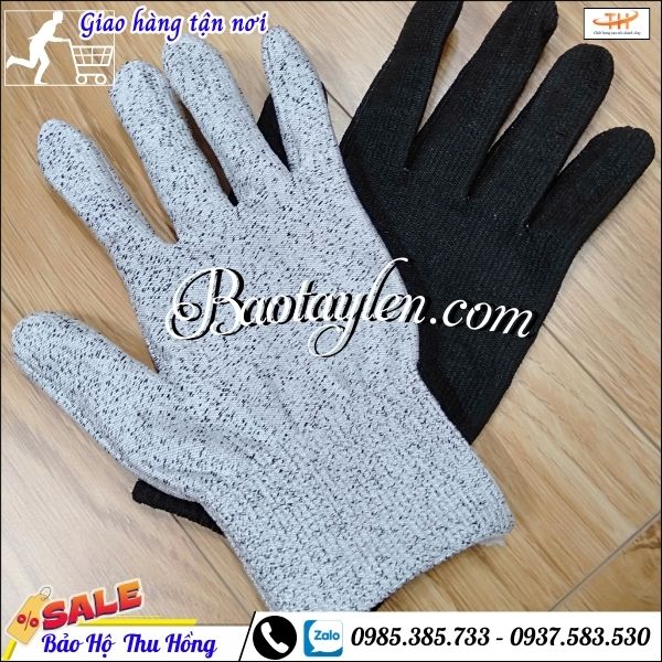 Găng tay sợi chống cắt. Găng tay sợi chống cắt.