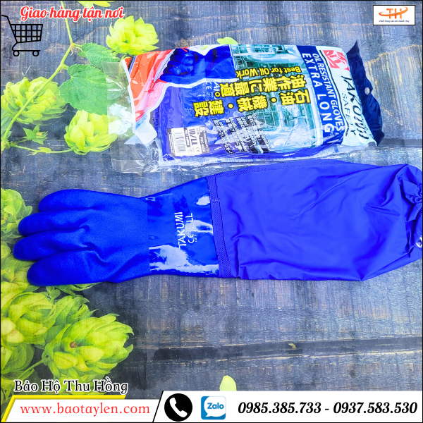 Bao tay chống hóa chất TAKUMI. Bao tay chống hóa chất TAKUMI.