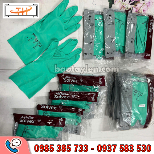 Mua găng tay chống hóa chất Alphatec Solvex Ansell 37-176 giá sỉ Mua găng tay chống hóa chất Alphatec Solvex Ansell 37-176 giá sỉ