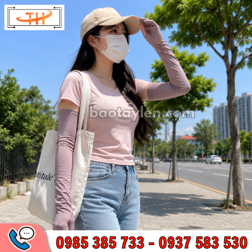 Bao tay chống nắng dài 70cm cho khả năng bảo vệ đôi tay toàn diện Bao tay chống nắng dài 70cm cho khả năng bảo vệ đôi tay toàn diện