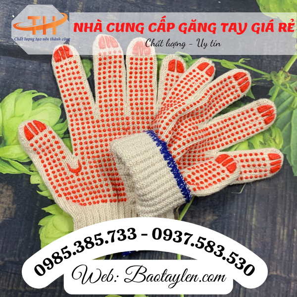 >>Bao tay bảo hộ chống trơn hạt nhựa. >>Bao tay bảo hộ chống trơn hạt nhựa.