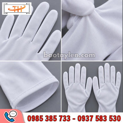 Bao tay cotton trắng Bao tay cotton trắng