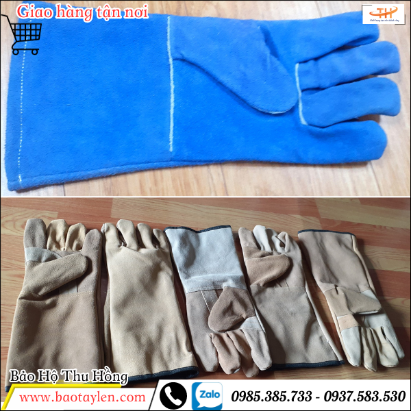 Găng tay da hàn sẵn tại Thu Hồng