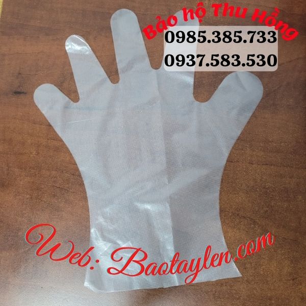 Găng tay nilon dùng 1 lần. Găng tay nilon dùng 1 lần.