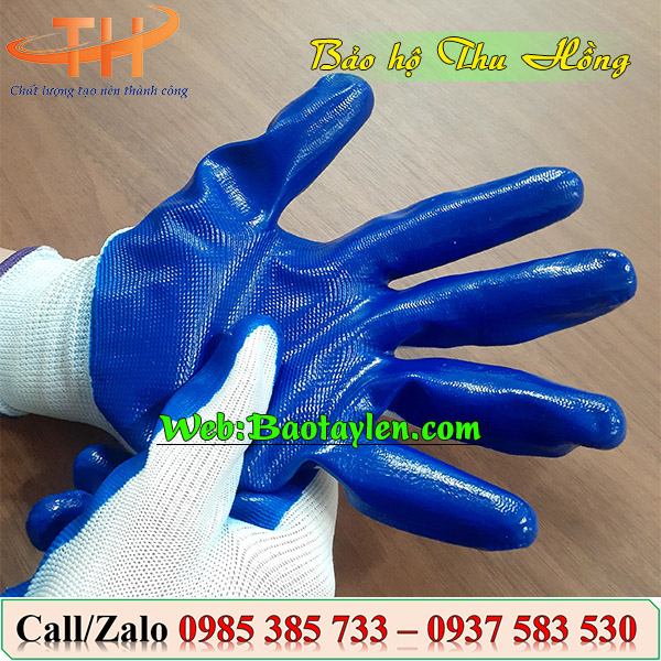 Ưu điểm của găng tay bảo hộ phủ sơn xanh