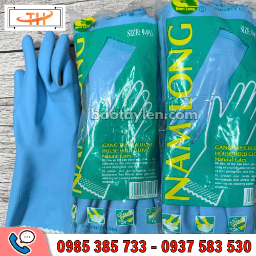 Găng tay gia dụng Nam Long xanh dương hàng chính hãng sẵn tại Thu Hồng Găng tay gia dụng Nam Long xanh dương hàng chính hãng sẵn tại Thu Hồng