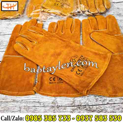 Găng tay hàn da bò GNC Safety chính hãng Găng tay hàn da bò GNC Safety chính hãng
