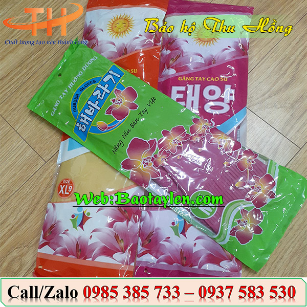 Găng tay cao su Hàn Quốc Găng tay cao su Hàn Quốc