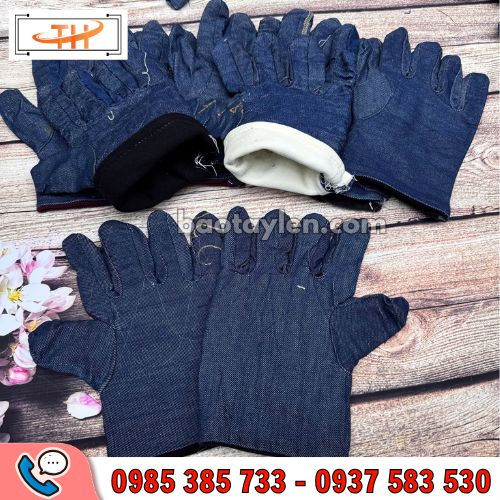 Găng tay vải jean Găng tay vải jean