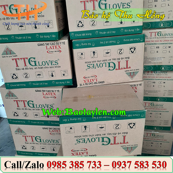 Găng tay cao su y tế chất lượng - chính hãng giá sỉ Thu Hồng