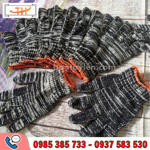 Găng tay len muối tiêu 70g hàng chuẩn sỉ rẻ Găng tay len muối tiêu 70g hàng chuẩn sỉ rẻ