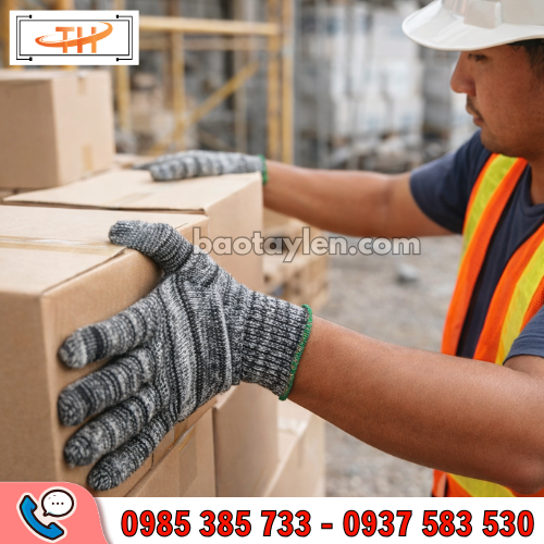 Găng tay len 80g bảo vệ tay trong quá trình lao động Găng tay len 80g bảo vệ tay trong quá trình lao động