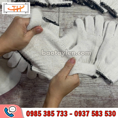 Găng tay len kem 80g dày dặn, co giãn cực tốt Găng tay len kem 80g dày dặn, co giãn cực tốt