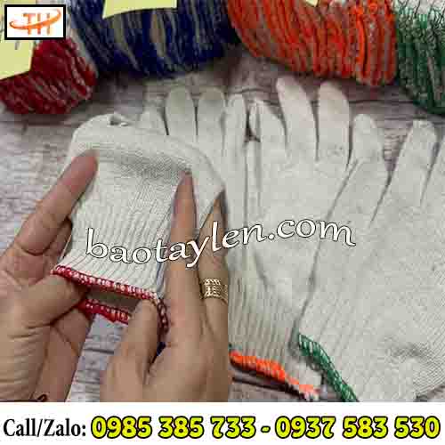 Găng tay len bảo hộ lao động mềm, co giãn tốt Găng tay len bảo hộ lao động mềm, co giãn tốt