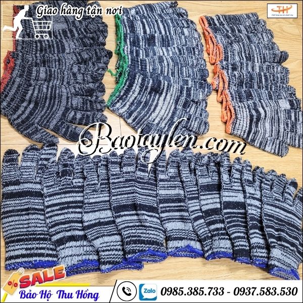 Găng tay len cotton bảo hộ giá tốt, bền đẹp. Găng tay len cotton bảo hộ giá tốt, bền đẹp.