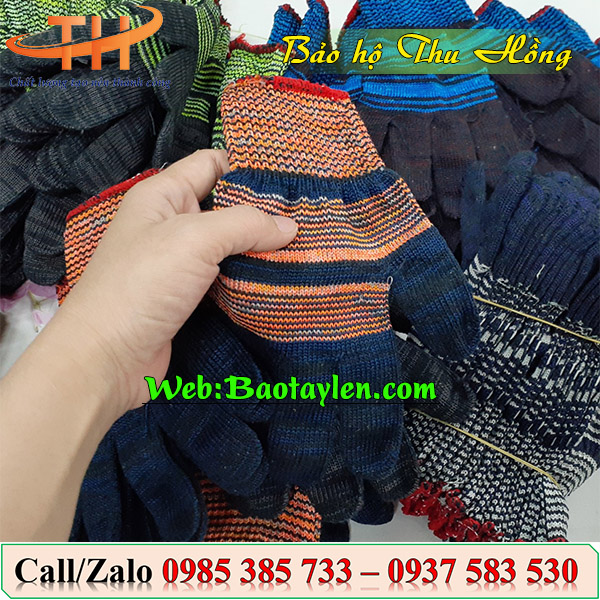 Găng tay len sợi cotton chất lượng giá sỉ Găng tay len sợi cotton chất lượng giá sỉ