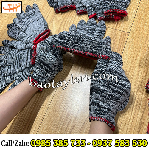 Găng tay len muối tiêu với độ co giãn tốt, phù hợp nhiều cỡ tay Găng tay len muối tiêu với độ co giãn tốt, phù hợp nhiều cỡ tay