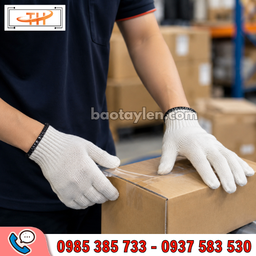 Găng tay len kem 80g dày bảo vệ đôi tay hiệu quả khi làm việc Găng tay len kem 80g dày bảo vệ đôi tay hiệu quả khi làm việc