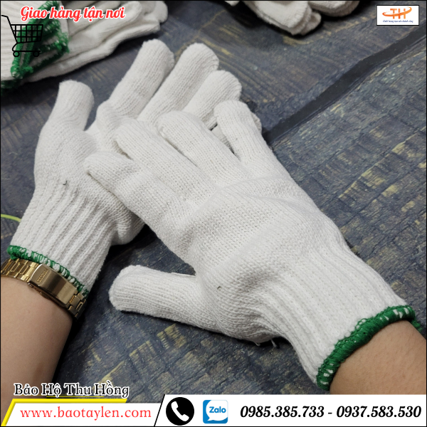 Bao tay len trắng chất lượng tại Thu Hồng Bao tay len trắng chất lượng tại Thu Hồng