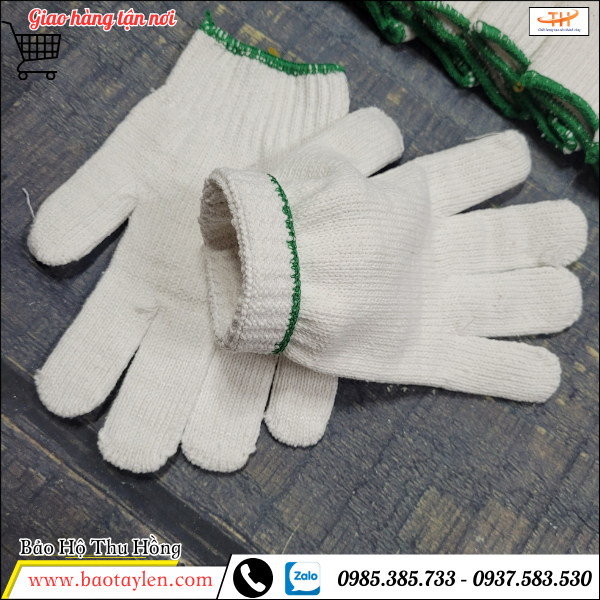 Bao tay len trắng được dùng phổ biến trong nhiều ngành nghề Bao tay len trắng được dùng phổ biến trong nhiều ngành nghề