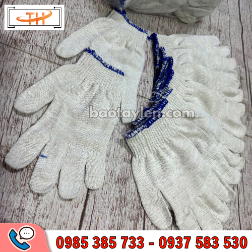 Găng tay len màu kem 60g Găng tay len màu kem 60g