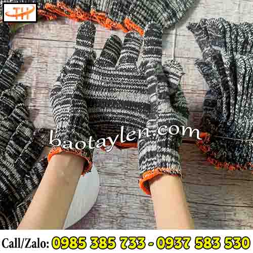 Găng tay len muối tiêu 70gam co giãn cực tốt Găng tay len muối tiêu 70gam co giãn cực tốt