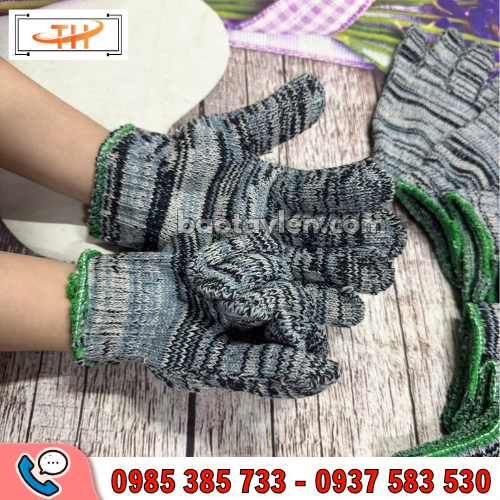 Găng tay len muối tiêu 90g siêu dày Găng tay len muối tiêu 90g siêu dày