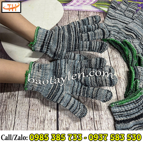 Găng tay len muối tiêu co giãn cực tốt Găng tay len muối tiêu co giãn cực tốt