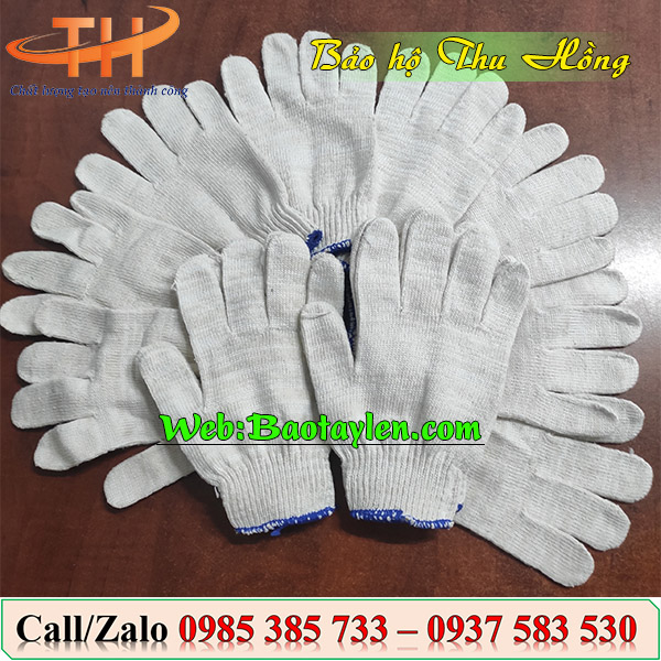 Găng tay len màu trắng Găng tay len màu trắng