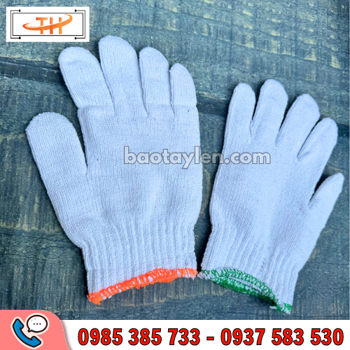 găng tay len trắng lao động găng tay len trắng lao động