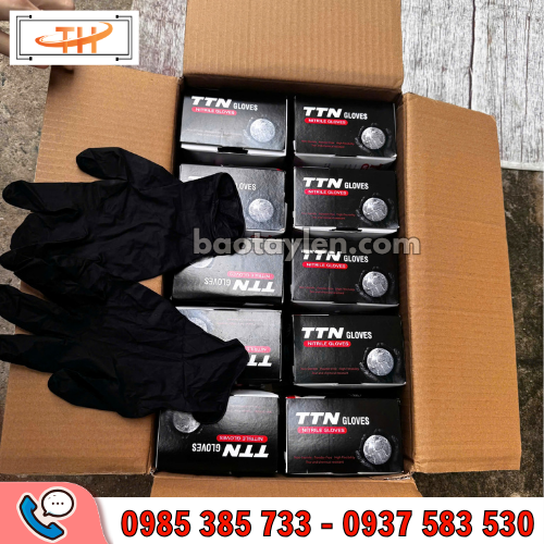 Găng tay Nitrile TTN 100 cái/ hộp Găng tay Nitrile TTN 100 cái/ hộp