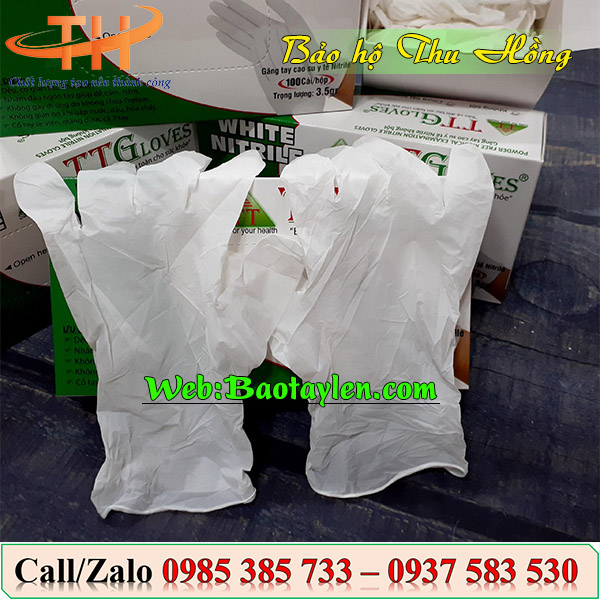 Găng tay nitrile không bột