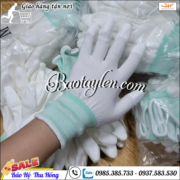 Găng tay chống tĩnh điện dành cho sản xuất điện tử. Găng tay chống tĩnh điện dành cho sản xuất điện tử.