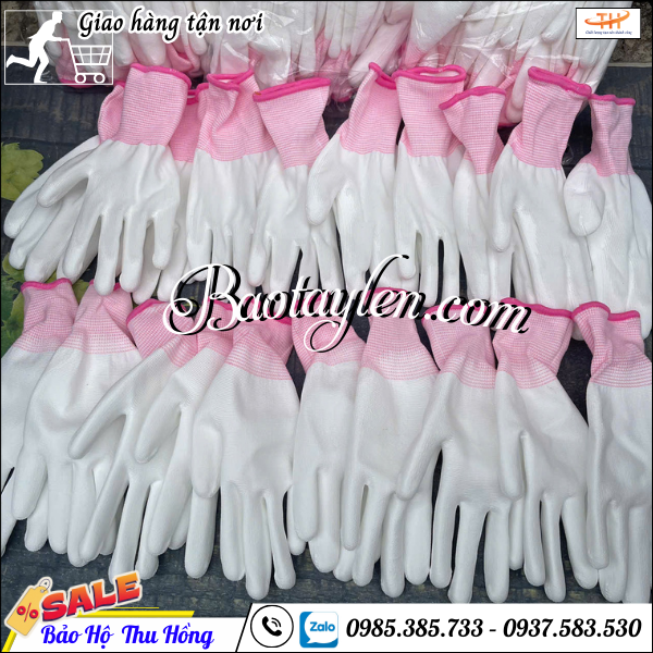 Găng tay phủ PU chống tĩnh điện dùng trong công nghiệp. Găng tay phủ PU chống tĩnh điện dùng trong công nghiệp.