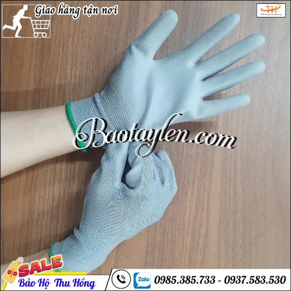 Găng tay bảo hộ PU chống tĩnh điện mua ở đâu. Găng tay bảo hộ PU chống tĩnh điện mua ở đâu.