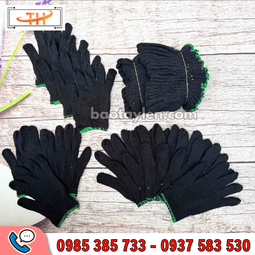 Găng tay poly xám đen 50g hàng chuẩn giá tốt Găng tay poly xám đen 50g hàng chuẩn giá tốt