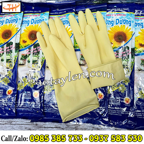 Găng tay cao su Hướng Dương Găng tay cao su Hướng Dương