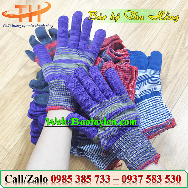 Găng tay thời trang sợi poly bảo hộ lao động