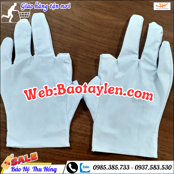 Bao tay vải thun cắt đầu ngón Bao tay vải thun cắt đầu ngón