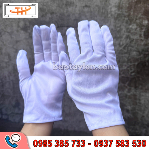 Bao tay thun trắng T10 mỏng nhẹ dễ đeo Bao tay thun trắng T10 mỏng nhẹ dễ đeo
