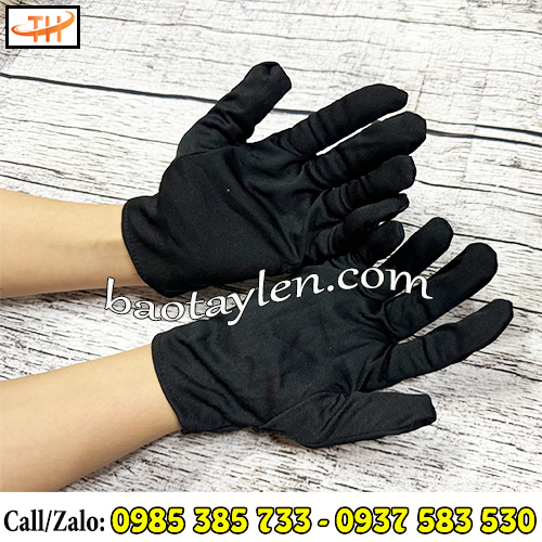 Bao tay trắng đen thun T10 sử dụng thông thoáng Bao tay trắng đen thun T10 sử dụng thông thoáng