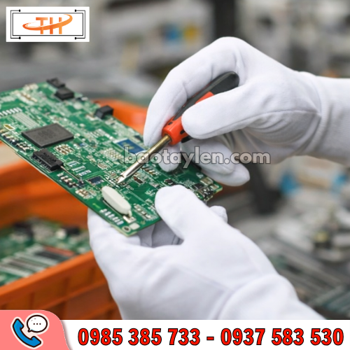 găng tay thun trắng dùng lắp ráp găng tay thun trắng dùng lắp ráp