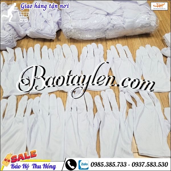 Găng tay thun trắng bỏ sỉ giá rẻ nhất tại HCM. Găng tay thun trắng bỏ sỉ giá rẻ nhất tại HCM.