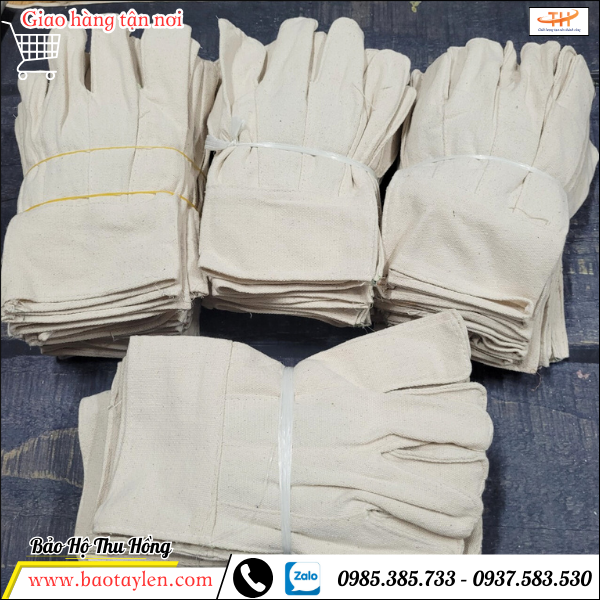 Bao tay vải bạt sẵn số lượng sỉ  Bao tay vải bạt sẵn số lượng sỉ