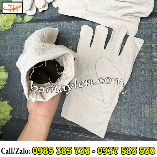 Găng tay vải bạt bảo vệ tốt đôi tay bạn Găng tay vải bạt bảo vệ tốt đôi tay bạn
