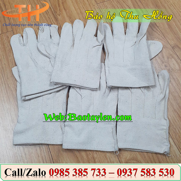 >Thu Hồng cung cấp bao tay vải bạt giá rẻ< >Thu Hồng cung cấp bao tay vải bạt giá rẻ<