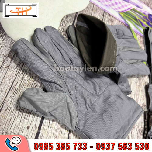 Găng tay vải bò màu xám Găng tay vải bò màu xám