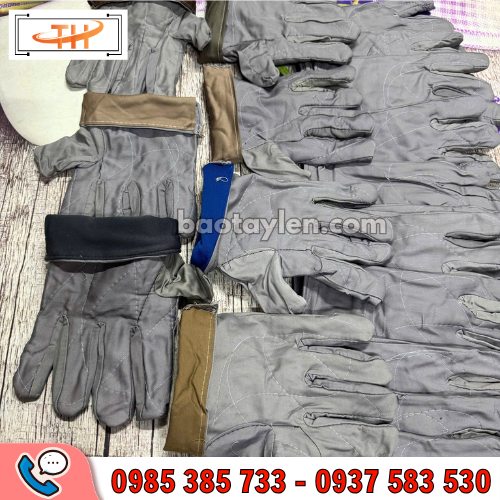 Găng tay vải bò màu xám sỉ rẻ Găng tay vải bò màu xám sỉ rẻ